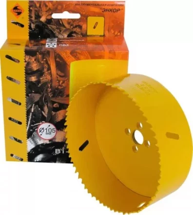 Коронка Bi-Metal Ф105 мм М42 Энкор 24405 купить в Когалыме