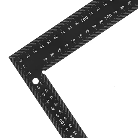 Угольник, 200 х 300 мм, алюминиевый, лазерная гравировка Denzel 32392 купить в Когалыме