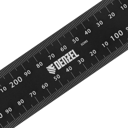Угольник, 200 х 300 мм, алюминиевый, лазерная гравировка Denzel 32392 купить в Когалыме