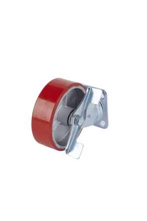 Колесо большегрузное поворотное SCpb 63 150 мм полиуретановое с тормозом (N) 1025347 купить в Когалыме