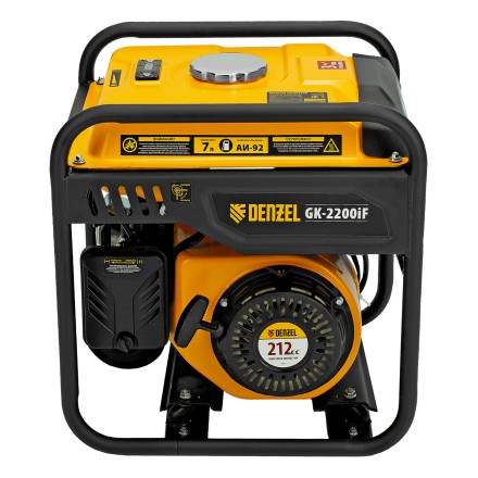 Генератор инверторный DENZEL GK-2200iF, 2,2 кВт, 230 В, ручной старт купить в Когалыме