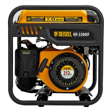 Генератор инверторный DENZEL GK-2200iF, 2,2 кВт, 230 В, ручной старт купить в Когалыме