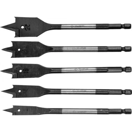 ЗУБР. Набор перьевых сверл по дереву, 5 шт: 12-16-18-20-25 мм 29505-H5 купить в Когалыме