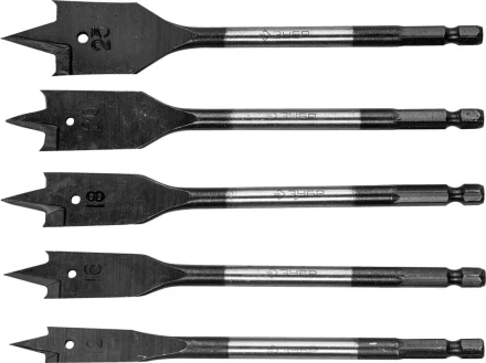 ЗУБР. Набор перьевых сверл по дереву, 5 шт: 12-16-18-20-25 мм 29505-H5 купить в Когалыме