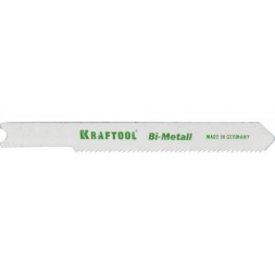 Полотна KRAFTOOL, U118AF, для эл/лобзика, Bi-Metall, по металлу (1,5-2мм), US-хвост., шаг 1,2мм, 55мм, 2шт 159655-1,2
