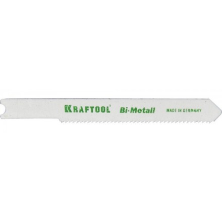 Полотна KRAFTOOL, U118AF, для эл/лобзика, Bi-Metall, по металлу (1,5-2мм), US-хвост., шаг 1,2мм, 55мм, 2шт 159655-1,2 купить в Когалыме