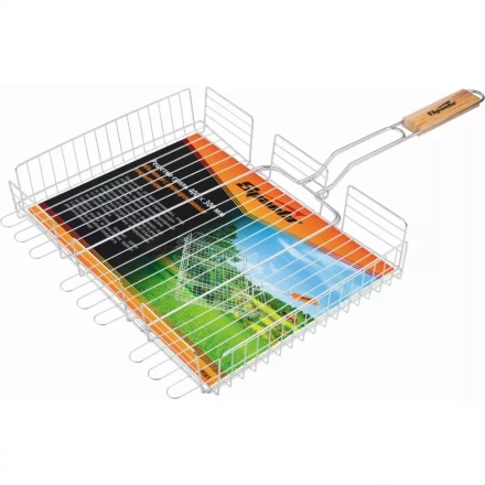 Решетка-гриль 300х400х65 мм объемная хромированная SPARTA 69561 купить в Когалыме