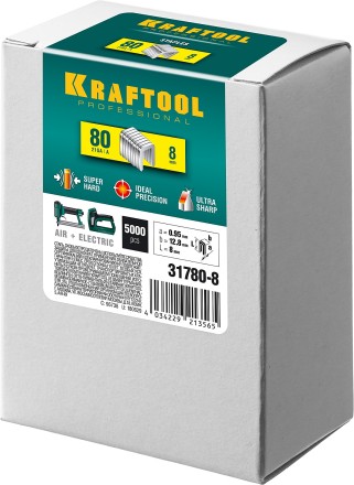 Скобы тип 21GA (80 / Pr A / Senco AT) 5000 шт 31780-8 купить в Когалыме