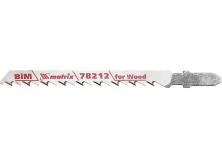 Полотна для электролобзика по дереву 3 шт T101DF 75 x 4мм Bimetal MATRIX Professional 78212 купить в Когалыме