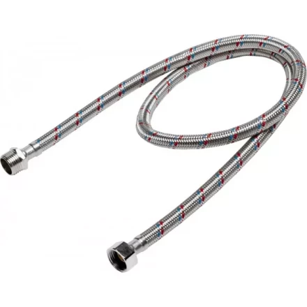 Подводка гибкая STAYER для воды, оплетка из нержавеющей стали, г/ш 1/2" - 1м 51015-G/S-100 купить в Когалыме