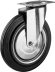 Колеса поворотные из литой резины с металлическим диском серия ПРОФЕССИОНАЛ купить в Когалыме