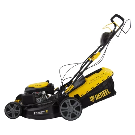 Газонокосилка бензиновая GLD-520SP-VE, 196 см3, ширина 52 см, привод, вариатор, электрический старт, 60 л Denzel 58806 купить в Когалыме