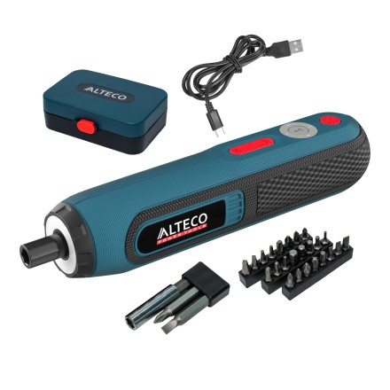 Аккумуляторная отвертка прямая ALTECO CSD 4V T 67507 купить в Когалыме