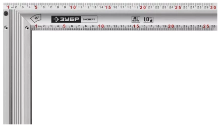 ЗУБР 300 мм, жесткий столярный угольник, Профессионал (34392-30) купить в Когалыме