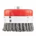 Щетка для УШМ Heavy Duty, 100 мм, М14, &quot;чашка&quot;, крученая металлическая проволока  MATRIX 74672 купить в Когалыме