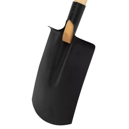 Лопата прямоугольная, 200х284х1340 мм, деревянный черенок с пропиткой, Россия Сибртех 614585 купить в Когалыме