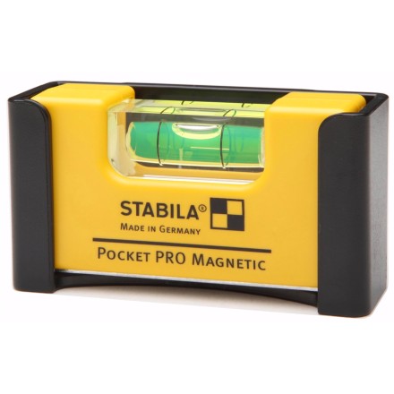 Уровень тип  Pocket Pro Magnetic 70x20x40мм в алюминиевом корпусе с магнитами с V-образным пазом  STABILA купить в Когалыме