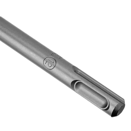 Бур по бетону Denzel, 12 x 460 мм,  двойная спираль, три пылеотводящие кромки, 705027 купить в Когалыме