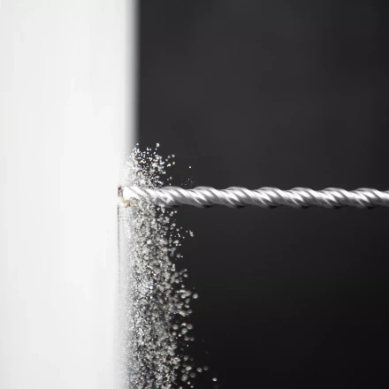 Бур по бетону Denzel, 12 x 460 мм,  двойная спираль, три пылеотводящие кромки, 705027 купить в Когалыме