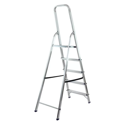 Стремянка усиленная MTX 9771477, 5 ступеней, алюминиевая, Россия купить в Когалыме
