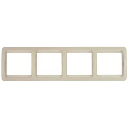 Панель СВЕТОЗАР &quot;ГАММА&quot; четверная горизонтальная, цвет бежевый SV-54150-B купить в Когалыме