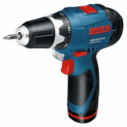 Дрель-шуруповерт аккумуляторная BOSCH GSR 10,8-2-LI (0.601.868.109) в кейсе купить в Когалыме