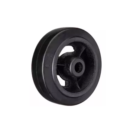 Колесо большегрузное неповоротное D 46 100 мм чугунное обрезиненное 1024867 купить в Когалыме