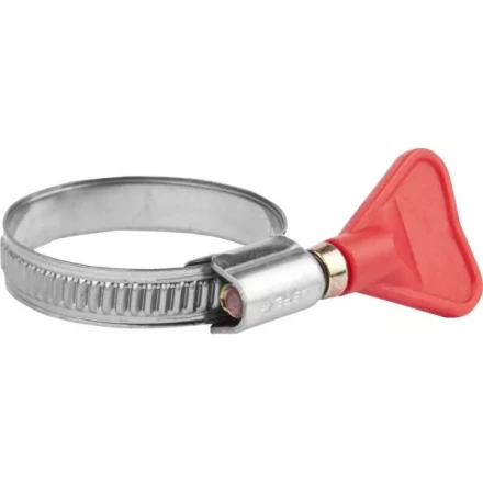 Хомуты ЗУБР &quot;ЭКСПЕРТ&quot; &quot;Бабочка&quot;, нерж. сталь, накатная лента 9 мм, 25-40 мм, 2 шт 37835-25-40 купить в Когалыме