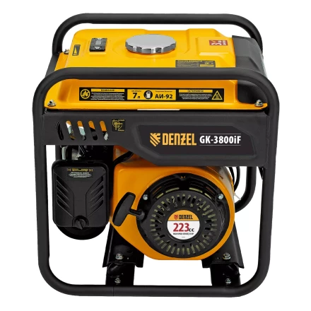 Генератор инверторный DENZEL GK-3800iF, 3,8 кВт, 230 В, ручной старт купить в Когалыме