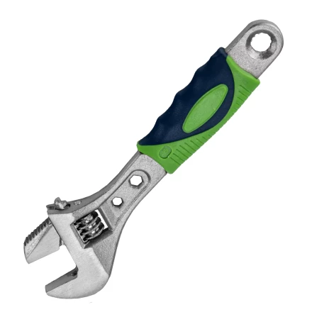 Ключ разводной Сибртех, 150мм, переставная губка, 2-х комп. рукоятка, 15597 купить в Когалыме