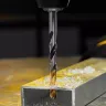Сверло спиральное по металлу Denzel 8 x 117мм, Р6М5, Golden Tip, многогранная заточка, 718282 купить в Когалыме