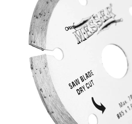 Диск 85х15х1,6х1 мм алмазный для циркулярной мини-пилы MESSER М200 (макс 7000 об/мин, сухой рез) купить в Когалыме