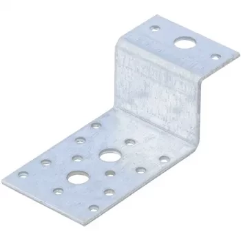 Крепежный уголок Z-образный, KUZ 45х90х65 мм, цинк  СИБРТЕХ Россия 46537 купить в Когалыме