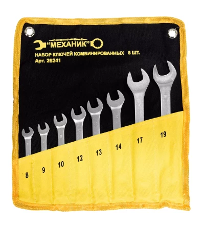 Набор ключей комбинированных 8 шт. чехол Энкор 26241 купить в Когалыме