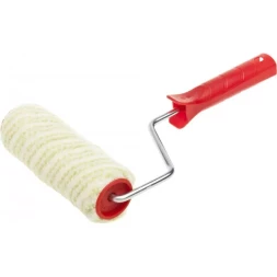 Валик ЗУБР "ЭКСПЕРТ" "ПОЛИМАКС", полиамид, стойкий к растворителям, к истиранию, ручка 8мм, d=48/180мм 03524-18