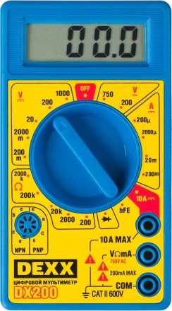 Мультиметр DEXX DX200 цифровой 45300 купить в Когалыме