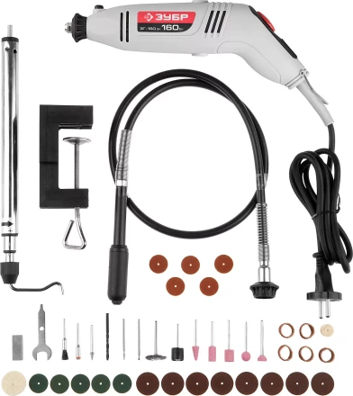 Гравер электрический + насадки ЗГ-160ЭК серия МАСТЕР купить в Когалыме