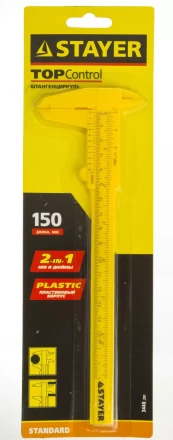 Штангенциркуль STAYER &quot;STANDARD&quot; пластмассовый, 150 мм 3440_z01 купить в Когалыме