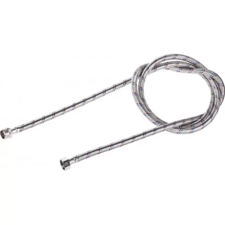 Подводка гибкая STAYER для воды, оплетка из нержавеющей стали, г/ш 1/2&quot; - 2м 51015-G/S-200 купить в Когалыме