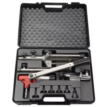 Пресс-инструмент ЗУБР "ШиреФит" ручной для развальцовки труб, в пластиковом кейсе, 14-32мм 51625 купить в Когалыме