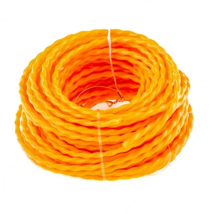 Леска для триммера овальная витая 3,0 мм х 10 м блистер Россия Denzel 96138 купить в Когалыме