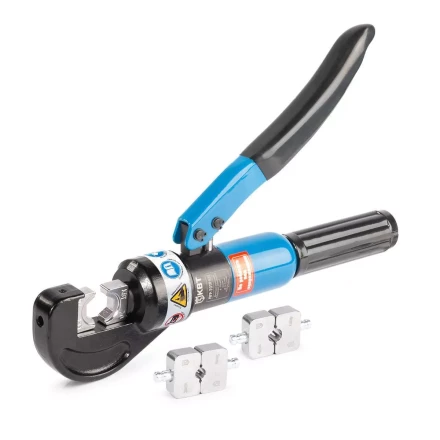 Пресс гидравлический ручной КВТ ПГР-70ТР для опрессовки наконечников до 70 мм и тросов  до 4 мм (91808) купить в Когалыме