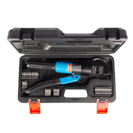 Пресс гидравлический ручной КВТ ПГР-70ТР для опрессовки наконечников до 70 мм и тросов  до 4 мм (91808) купить в Когалыме