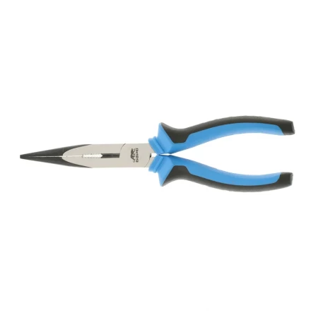 Длинногубцы прямые 200 мм хром-ванадий двухкомпонентные рукоятки БАРС 17196 купить в Когалыме