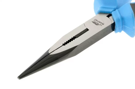 Длинногубцы прямые 200 мм хром-ванадий двухкомпонентные рукоятки БАРС 17196 купить в Когалыме