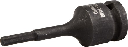 Торцовая головка KRAFTOOL &quot;INDUSTRIE QUALITAT&quot; ударная (1/2&quot;), HEX, Cr-Mo, фосфатированная, H5 27950-05_z01 купить в Когалыме