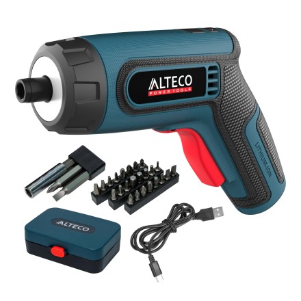 Аккумуляторная отвертка угловая ALTECO CSD 4V 67506 купить в Когалыме