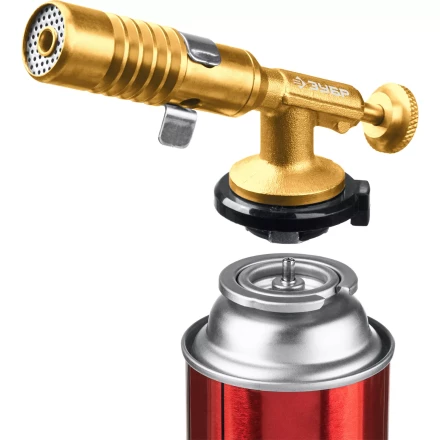 ЗУБР ГРМ-200, 1300°C, цельнометаллическая, 2 в 1, газовая горелка на баллон с цанговым соединением, Профессионал (55556) купить в Когалыме