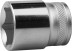 Торцовая головка KRAFTOOL &quot;INDUSTRIE QUALITAT&quot;, Cr-V, FLANK, хромосатинированная, 1/2&quot;, 25 мм 27805-25_z01 купить в Когалыме