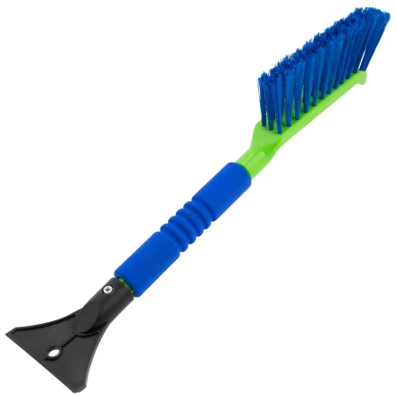 Щетка-сметка для снега со скребком, мягкая рукоятка, 425 мм Сибртех 55315 купить в Когалыме
